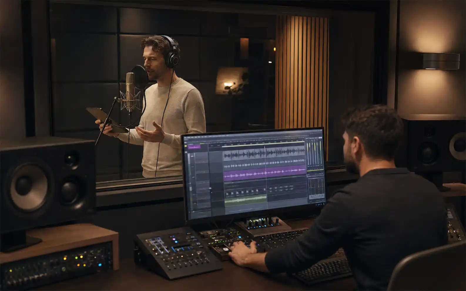 Озвучка текста в студии SOUND GROUP